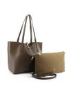 BORSA A SPALLA DONNA - GATTINONI ROMA TAUPE - BIN268910WZC 2