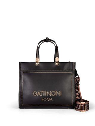 BORSA A MANO DONNA - GATTINONI ROMA NERO - BINIA8447WVP