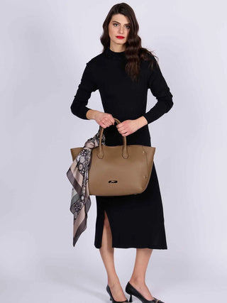BORSA A MANO DONNA - GATTINONI ROMA MARRONE - BINRZ8871WVP 5