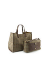 BORSA A MANO DONNA - US POLO ASSN. MARRONE-NATURALE - BIU0M8869WZC 3
