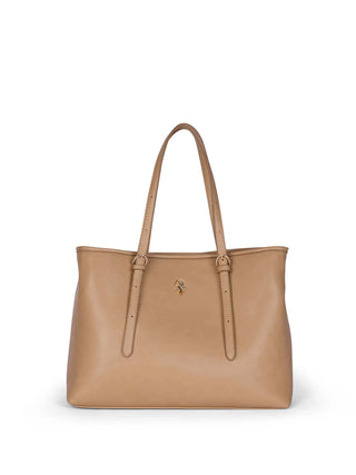 BORSA A SPALLA DONNA - US POLO ASSN. BEIGE - BIU4B8935WVP