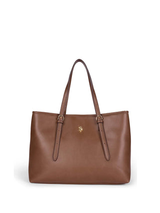 BORSA A SPALLA DONNA - US POLO ASSN. MARRONE - BIU4B8935WVP