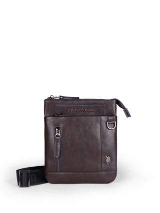 TRACOLLA UOMO - US POLO ASSN. MARRONE SCURO - BIUCB5742MVP