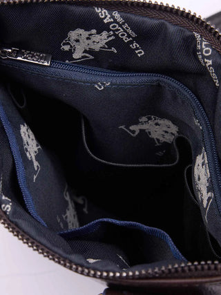 TRACOLLA UOMO - US POLO ASSN. MARRONE SCURO - BIUCB5742MVP 4