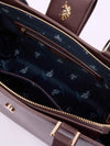 BORSA A MANO DONNA - US POLO ASSN. MARRONE SCURO - BIUJE9379WVP 4