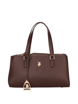 BORSA A SPALLA DONNA - US POLO ASSN. MARRONE SCURO - BIUJE9381WVP