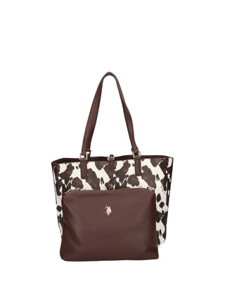 BORSA A SPALLA DONNA - US POLO ASSN. MARRONE - BIURR9377WVP 5