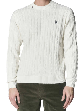 MAGLIONE UOMO - US POLO ASSN. BIANCO - US44173012