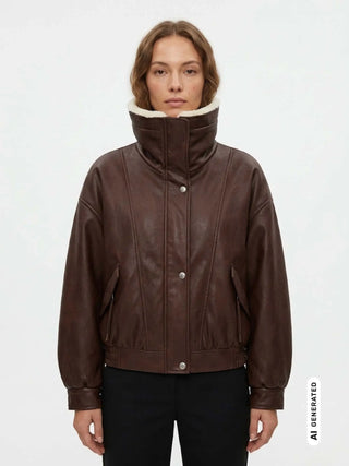 GIACCA DONNA - SILVIAN HEACH MARRONE - GPA26018GB 3