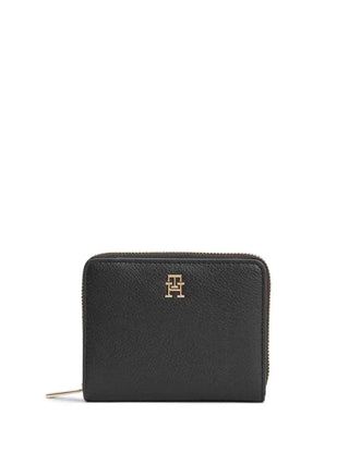 PORTAFOGLIO DONNA - TOMMY HILFIGER NERO - AW0AW18475 1