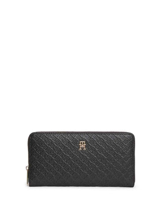 PORTAFOGLIO DONNA - TOMMY HILFIGER NERO - AW0AW18482