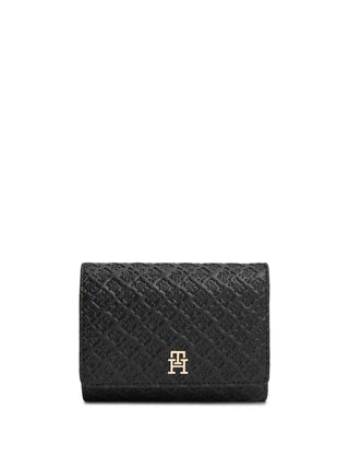 PORTAFOGLIO DONNA - TOMMY HILFIGER NERO - AW0AW18484