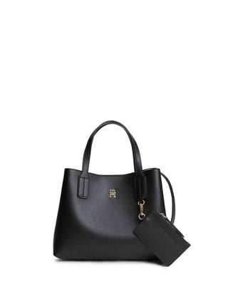BORSA A MANO DONNA - TOMMY HILFIGER NERO - AW0AW18722 1
