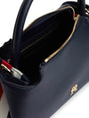 BORSA A MANO DONNA - TOMMY HILFIGER BLU - AW0AW18743 3