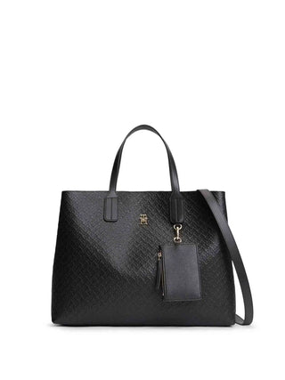 BORSA A MANO DONNA - TOMMY HILFIGER NERO - AW0AW18923 1