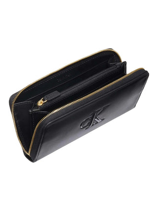PORTAFOGLIO DONNA - CALVIN KLEIN NERO - LV04F1077G 2