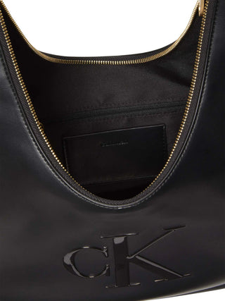 BORSA A SPALLA DONNA - CALVIN KLEIN NERO - LV04F3427G 3