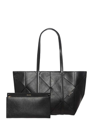 BORSA A SPALLA DONNA - CALVIN KLEIN NERO - LV04F3548G 2