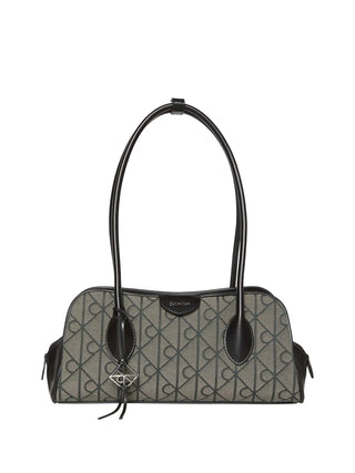 BORSA A MANO DONNA - CALVIN KLEIN BEIGE-NERO - LV04F3744G 1