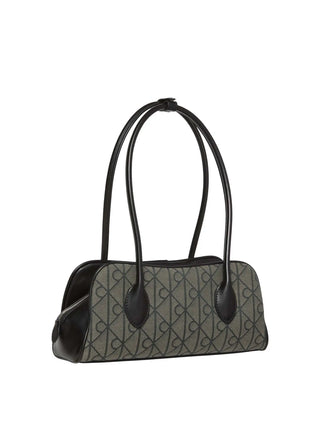 BORSA A MANO DONNA - CALVIN KLEIN BEIGE-NERO - LV04F3744G 2