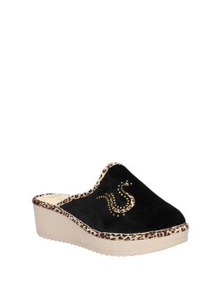 CIABATTA DONNA - RIPOSELLA NERO - BASILIA I WC00BX 2