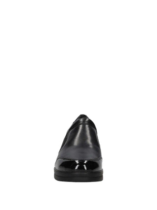 SLIP ON DONNA - RIPOSELLA NERO - MANUELA I WC02BX 3