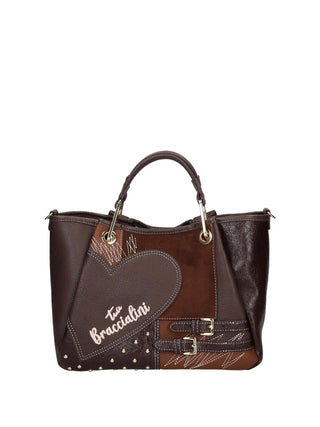 BORSA A MANO DONNA - BRACCIALINI MARRONE - B19201-YY 1