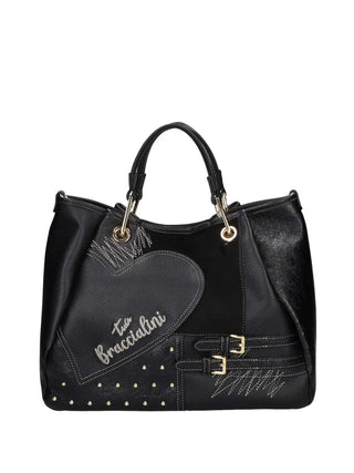 BORSA A MANO DONNA - BRACCIALINI NERO - B19202-YY 1