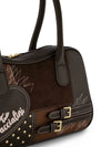 BORSA A SPALLA DONNA - BRACCIALINI MARRONE - B19204-YY 3