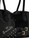 BORSA A SPALLA DONNA - BRACCIALINI NERO - B19204-YY 3