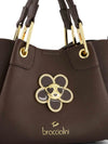 BORSA A MANO DONNA - BRACCIALINI MARRONE - B19210-YY 3