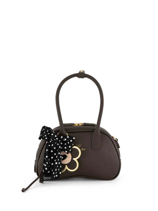 BORSA A SPALLA DONNA - BRACCIALINI MARRONE - B19225-YY 1