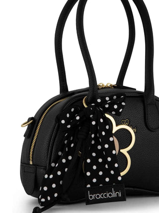 BORSA A SPALLA DONNA - BRACCIALINI NERO - B19225-YY 3