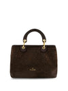 BORSA A MANO DONNA - BRACCIALINI MARRONE - B19240-YY 1