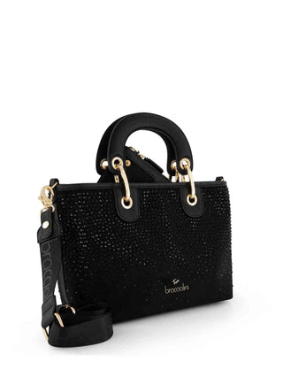 BORSA A MANO DONNA - BRACCIALINI NERO - B19241-YY 2