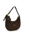 BORSA A SPALLA DONNA - BRACCIALINI MARRONE - B19255-YY 2
