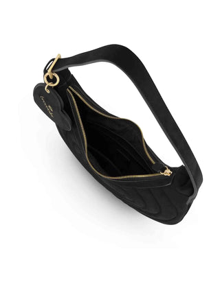 BORSA A SPALLA DONNA - BRACCIALINI NERO - B19255-YY 4