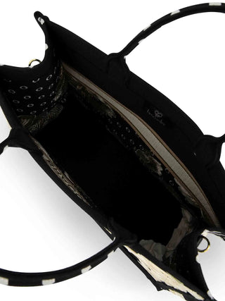 BORSA A MANO DONNA - BRACCIALINI BIANCO-NERO - B19280-TY 4