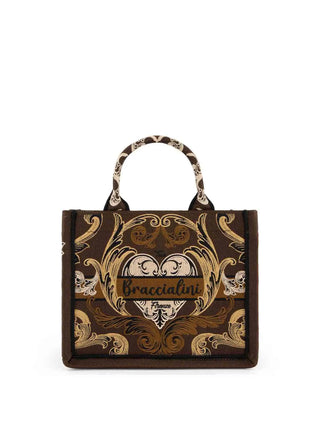BORSA A MANO DONNA - BRACCIALINI MARRONE - B19281-TY 1