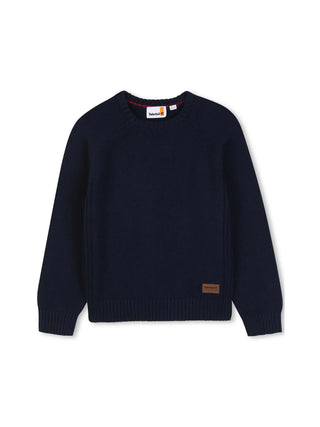 MAGLIONE BAMBINO - TIMBERLAND BLU - T61081 1