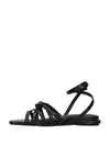 SANDALO DONNA - BRACCIALINI NERO - BR49 4