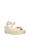 SANDALO DONNA - SARA LOPEZ CREMA - SL51SA 301P 2
