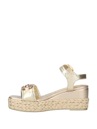 SANDALO DONNA - SARA LOPEZ PLATINO - SL51SA 301P 4