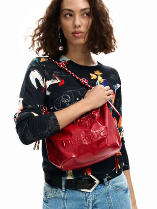 BORSA A SPALLA DONNA - DESIGUAL ROSSO - 26SAXP28 6