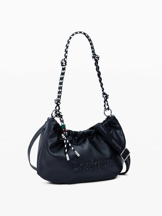 BORSA A SPALLA DONNA - DESIGUAL NERO - 26SAXP51 2