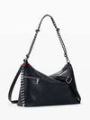 BORSA A SPALLA DONNA - DESIGUAL NERO - 26SAXP66 2