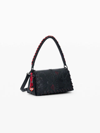 BORSA A SPALLA DONNA - DESIGUAL NERO - 26SAXP85 2