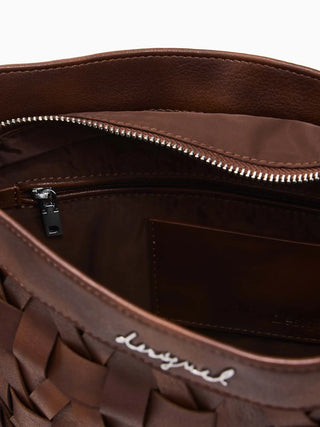 BORSA A SPALLA DONNA - DESIGUAL MARRONE - 26SAXPA0 5