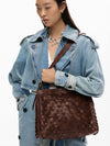 BORSA A SPALLA DONNA - DESIGUAL MARRONE - 26SAXPA0 6