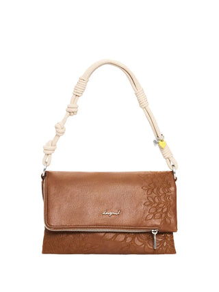 BORSA A SPALLA DONNA - DESIGUAL MARRONE - 26SAXPB8